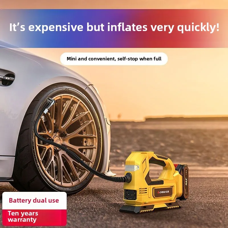 Car Air Pump Portable Car Air Pump Car Tire Outdoor Pump High Pressure Inflation