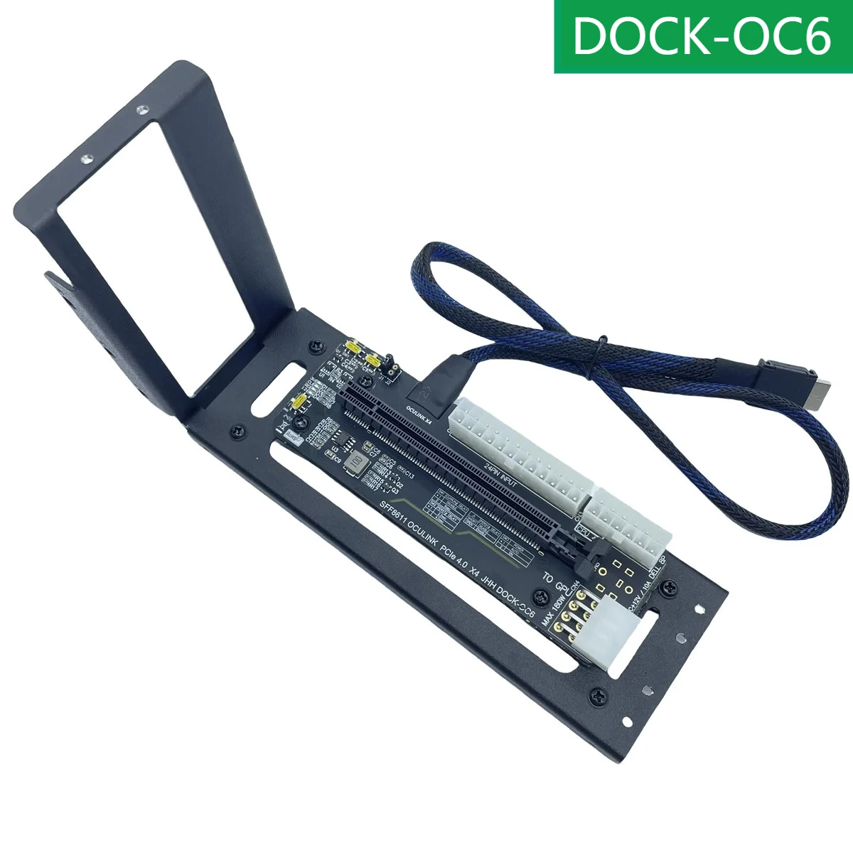 

New DOCK-OC6 External Graphics Dock Laptop eGPU Bracket for Oculink/M.2 NVMe GPU Dock PCIE 4.0X4 Gen4 for ATX SFX Expansion Card