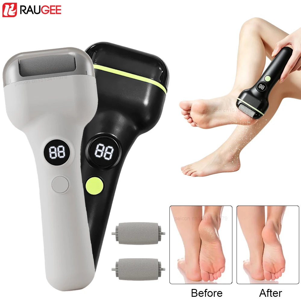 

Foot Scrubber Electric Callus Remover Rechargeable Foot File Hard Skin Remover Electronic Callus kit for Cracked Heels Dead Skin