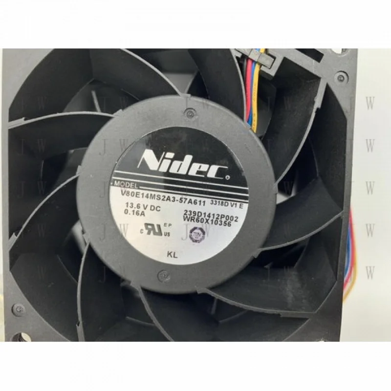DDW   for NIDEC V80E14MS2A3-57A611 GE WR60X10356 DC13.6V 0.16A FAN Z88 239D1412P002