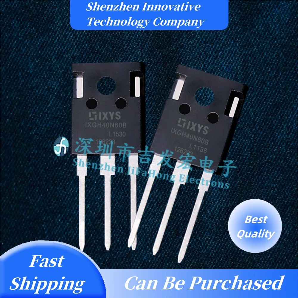 

10PCS IXGH40N60B TO-247 IGBT 600V 75A 10Best Quality Fast Shipping In Stock