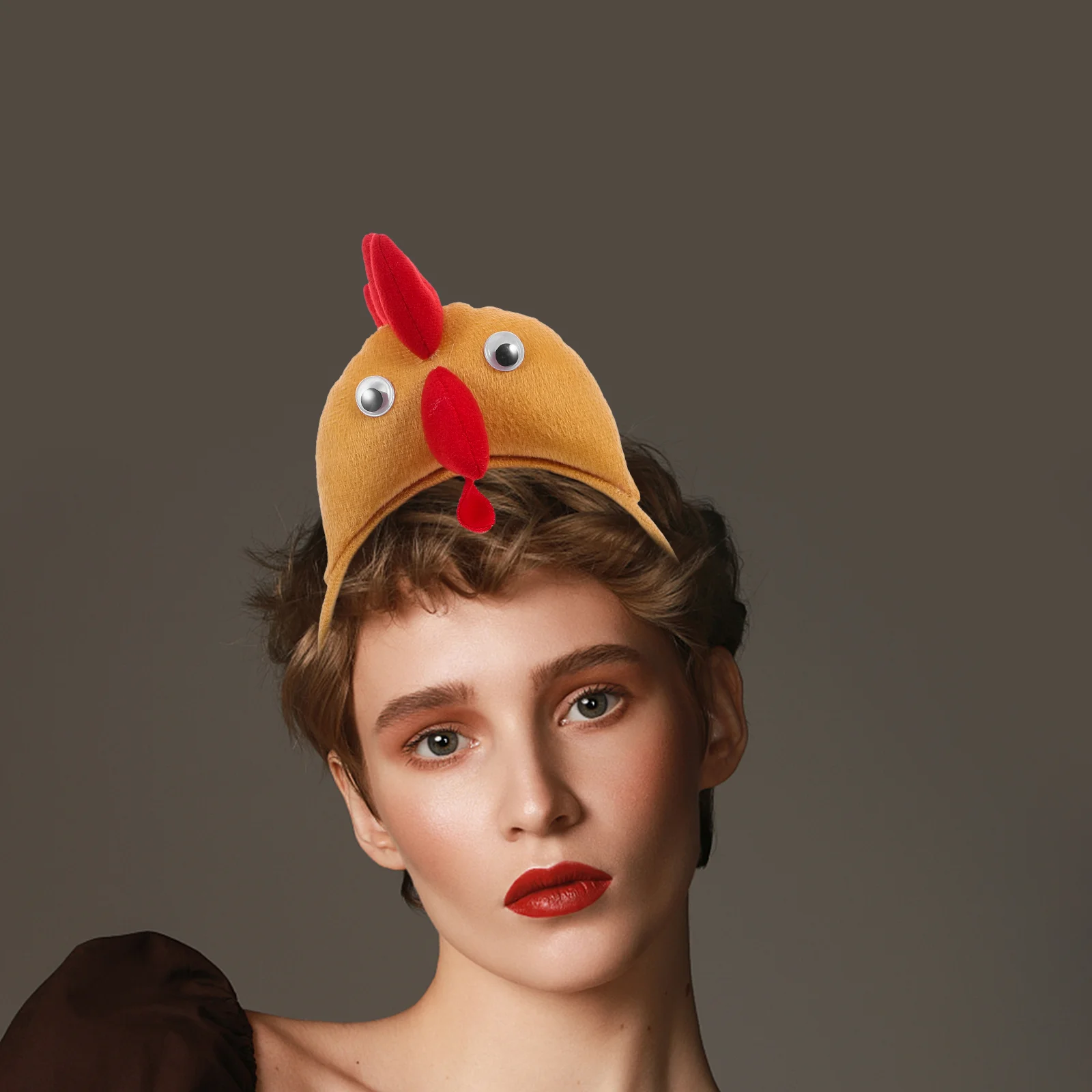 

5 Pcs Rooster Masquerade Headdress Luxury Miss Halloween Cosplay Party Headbands