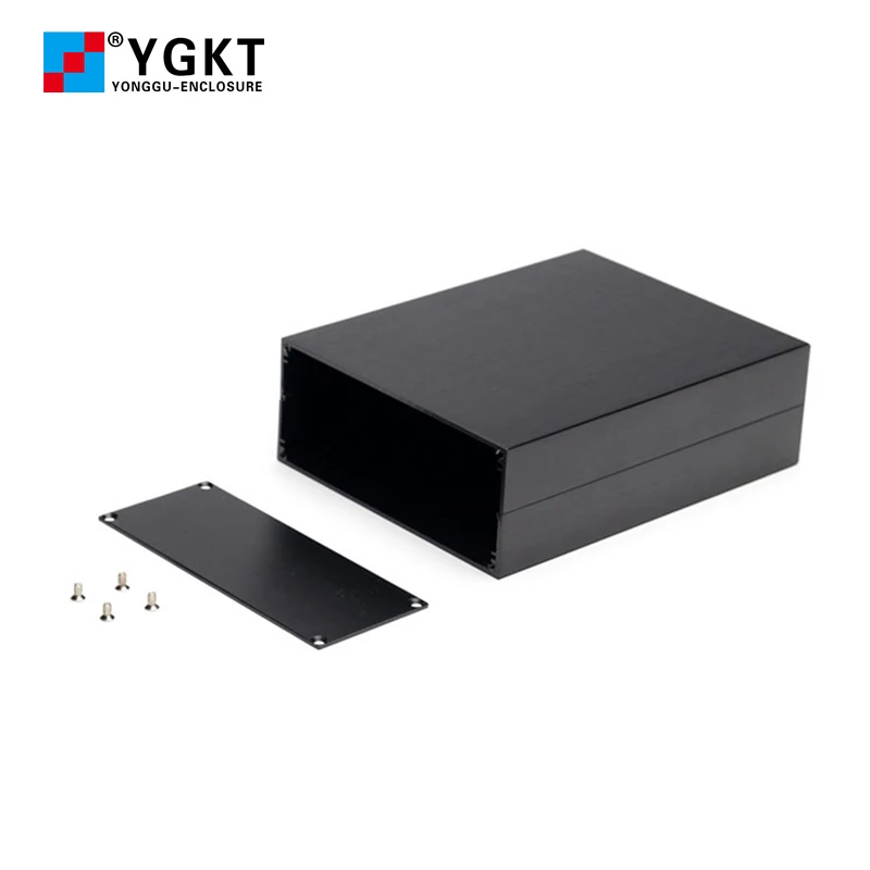 Factory Supply Anodized PCB Box Experimental Equipment Extruded Housing Extrusion Aluminium Electronic Enclosure H23 125*51MM