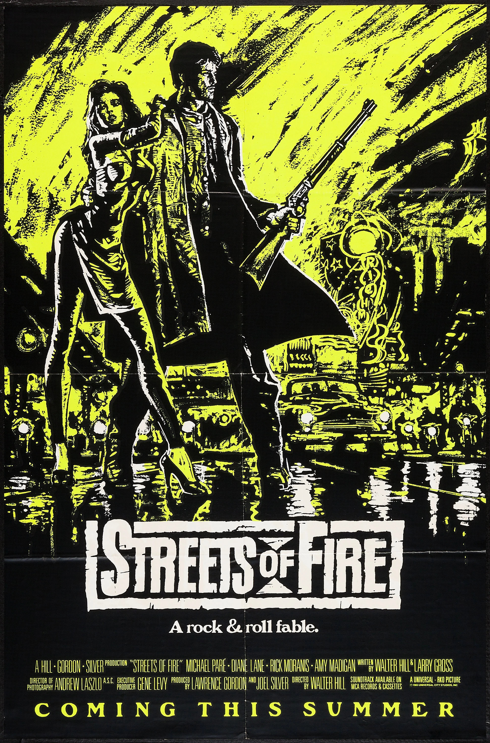 Movie Streets of Fire 1984 Poster home Decor