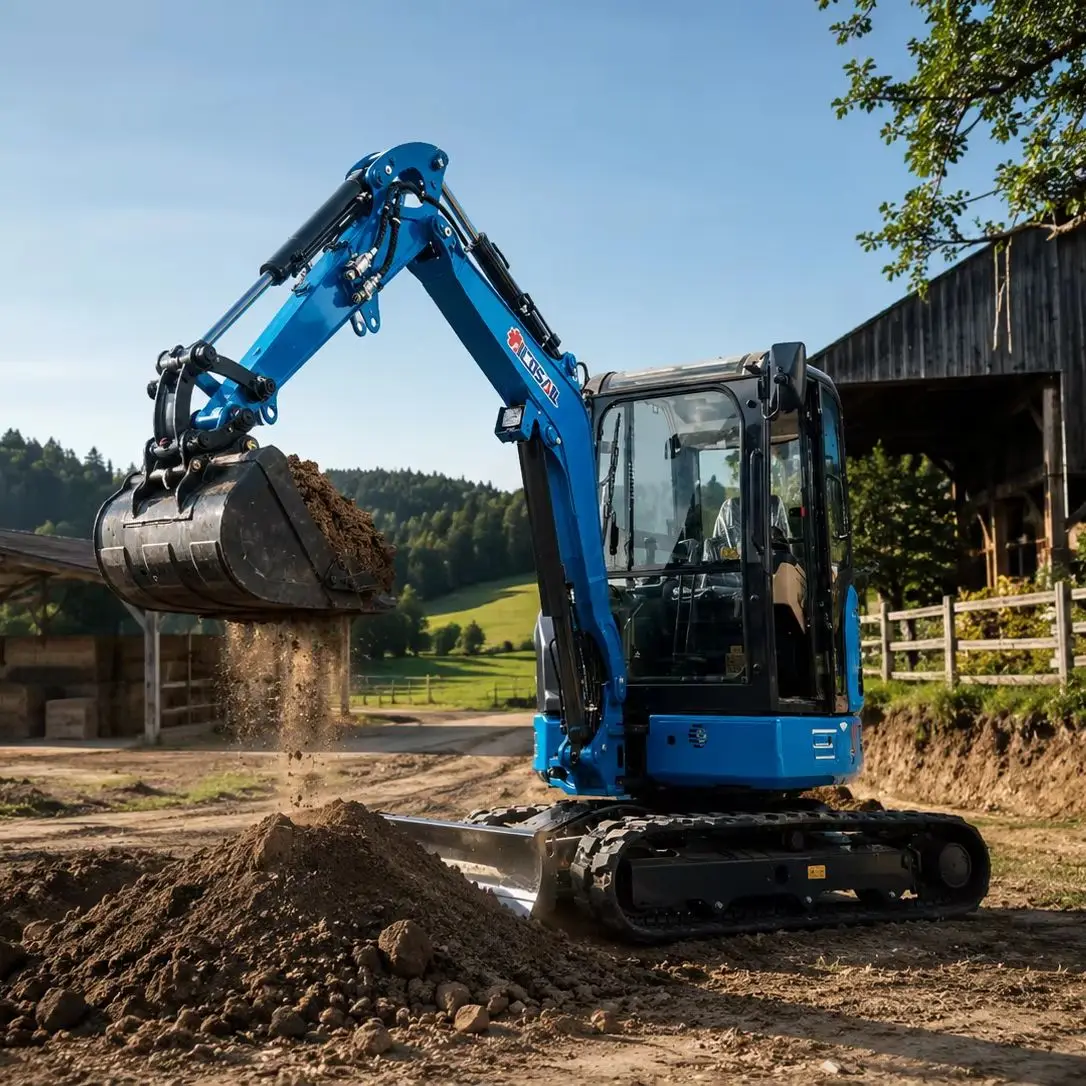 Euro 5 3.5 Ton Mini Excavator Compact Hydraulic Construction Digger CE Certification Equipment