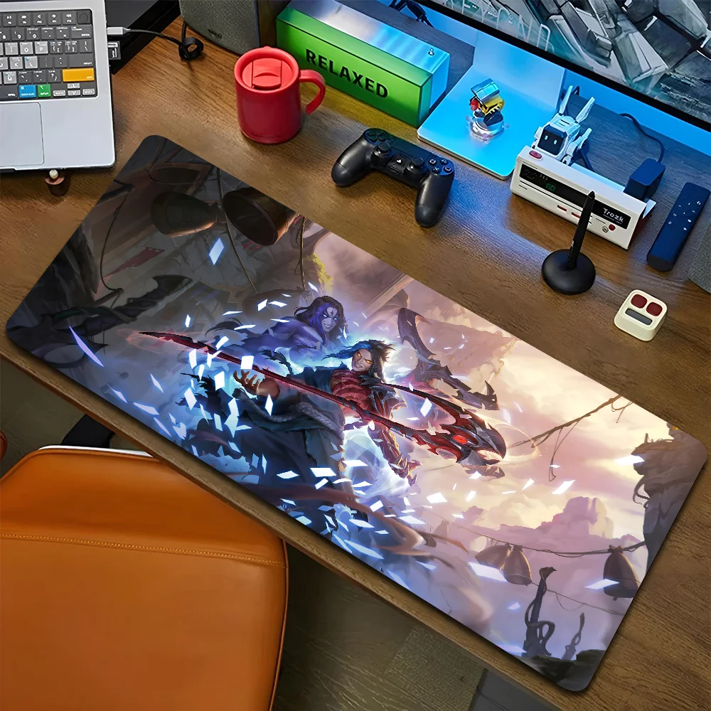 1pc LOL Kayn Non-slip Mouse Pad Suitable For Office Computers Laptops E-sports Game Desk Mats XXL Keyboard