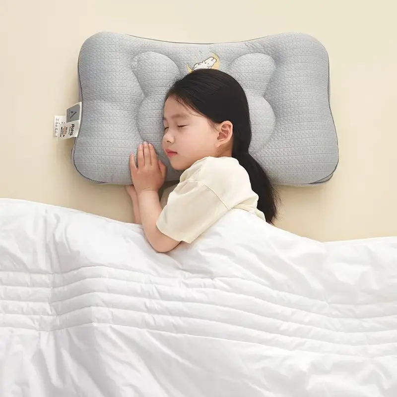 Children's Embroidered Cool Pillow Protect Cervical Spine