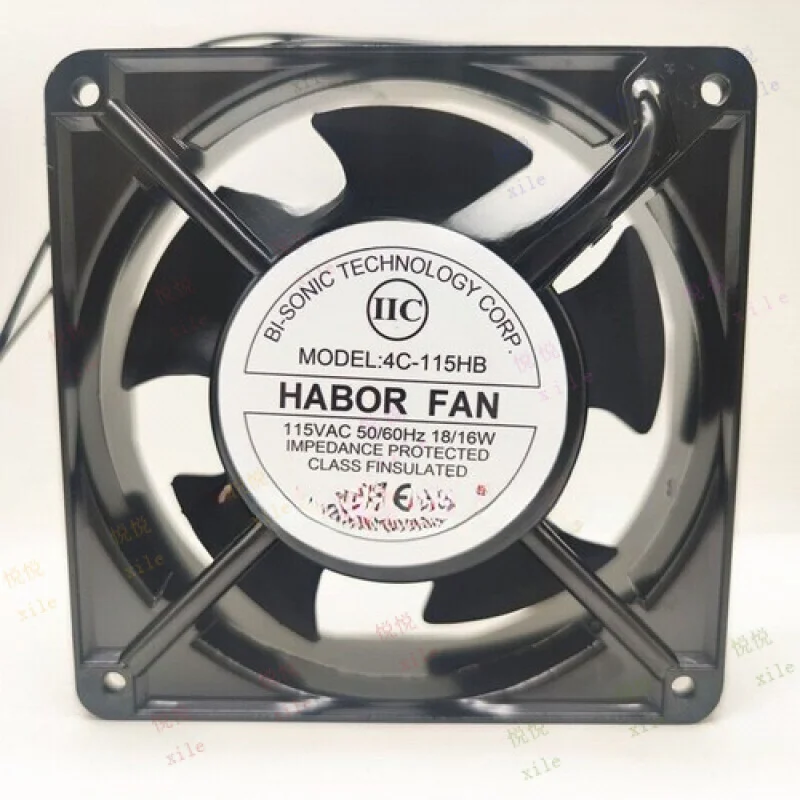 

LL 1PCS FAN 18/16W 12CM 12038 cooling fan 4C-115HB