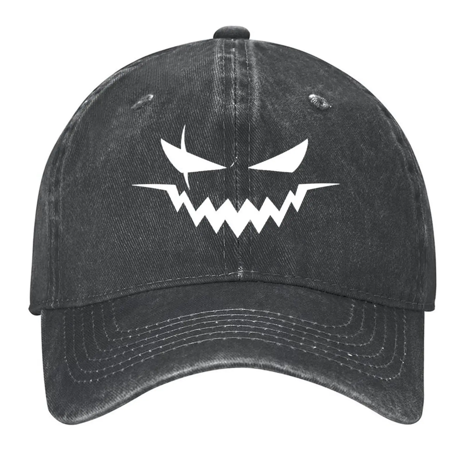 Pumpkin Knight - Ichabod Face - Witte baseballpet Militaire pet Man Snap Back Hat zomerhoed | -F- |   Heren Tennis Dames