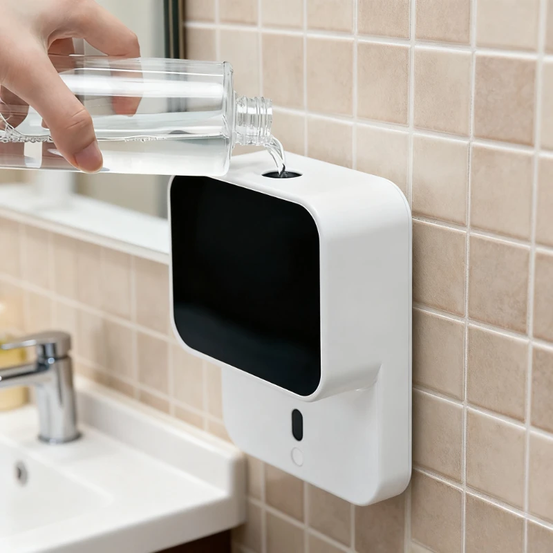 

Wall-Mounted Dispenser Automatic Sensor Infrared Foam Hand Sanitizer USB Charged Hand Sanitizer Dispenser Bathroom Use Products