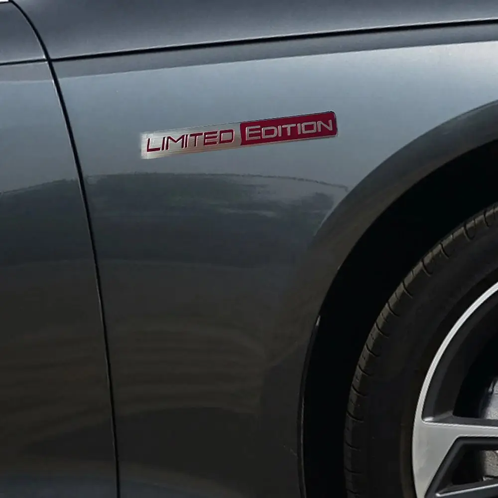 ملصقات سيارة ألومنيوم ثلاثية الأبعاد إصدار محدود ، تصميم سيارة ، لصق ، أودي ، هوندا ، أوبل ، تويوتا ، مرسيدس ، مازدا