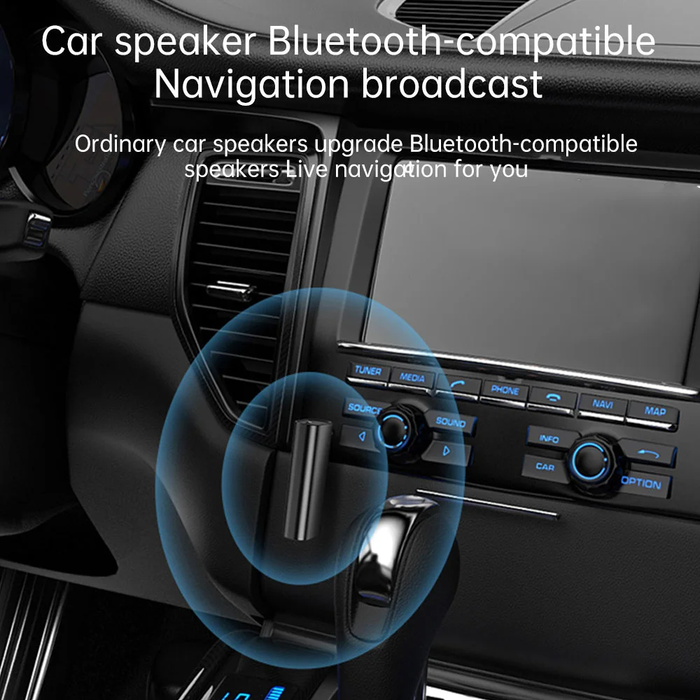 3in1 Adapter Ease Of Use Television 3.5mm Lossless Sound Quality Computer 5.3 Vehicle Audio Amplifier Computer Blueto