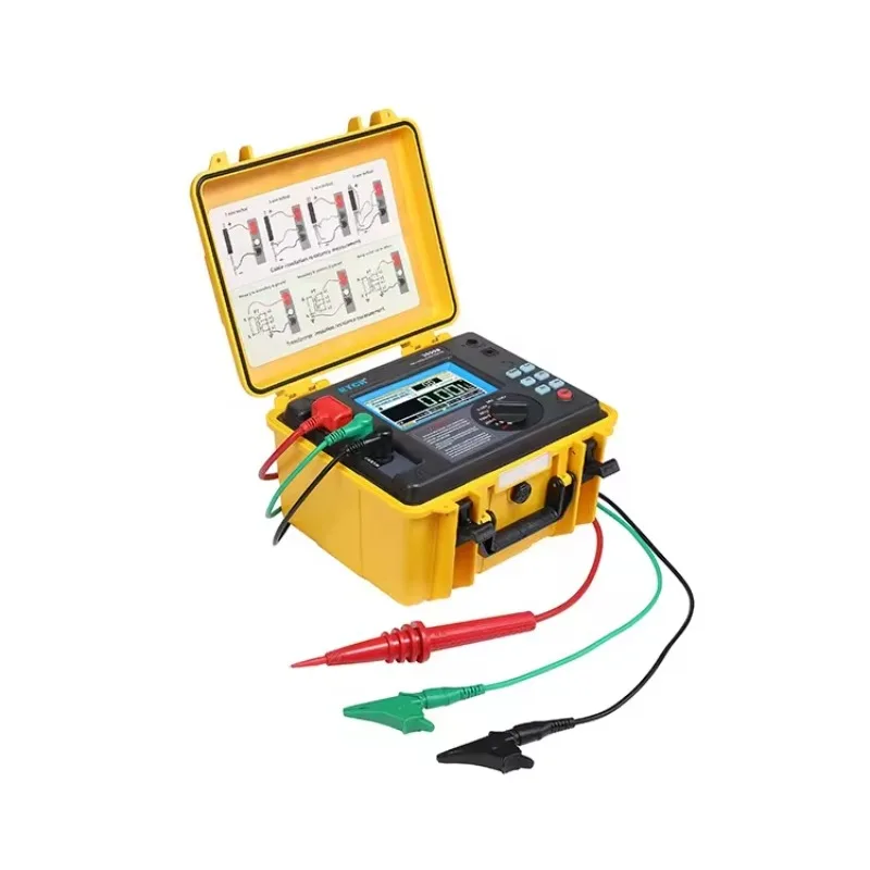 

Insulation Resistance Test Of Large-Scale Devices That Can Be Charged By Touch Screen10KV, 5Tohm, 5mA