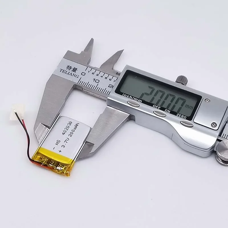 يبو بوليمر ليثيوم قابلة للشحن خلايا بطارية ليثيوم أيون للبلوتوث ، ونظام تحديد المواقع ، MP3 ، MP4 مسجل ، 3.7 فولت ، 200 مللي أمبير ، 402030 ، 042030 ، 5 قطعة لكل مجموعة