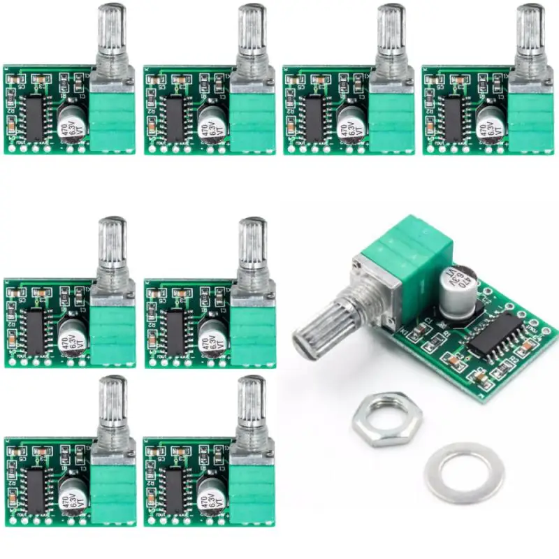 PAM8403 mini 5V  audio digital amplifier board with switch potentiometer can be USB powered