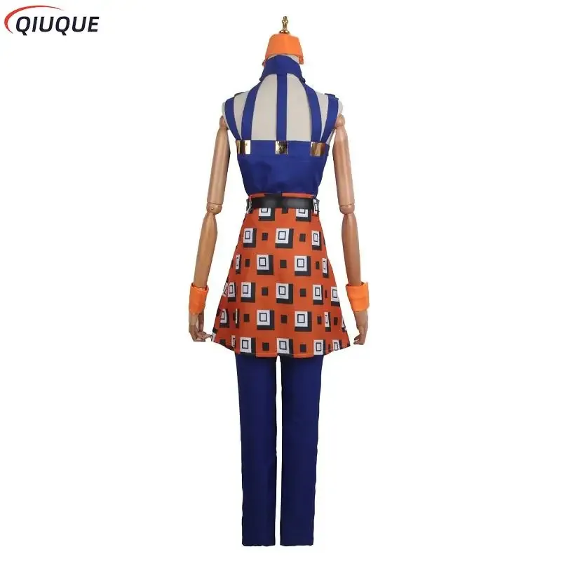 Anime JOJO JoJo's Bizarre Adventure Ghirga Narancia Cosplay disfraz peluca traje Unisex vestido uniforme traje de Halloween
