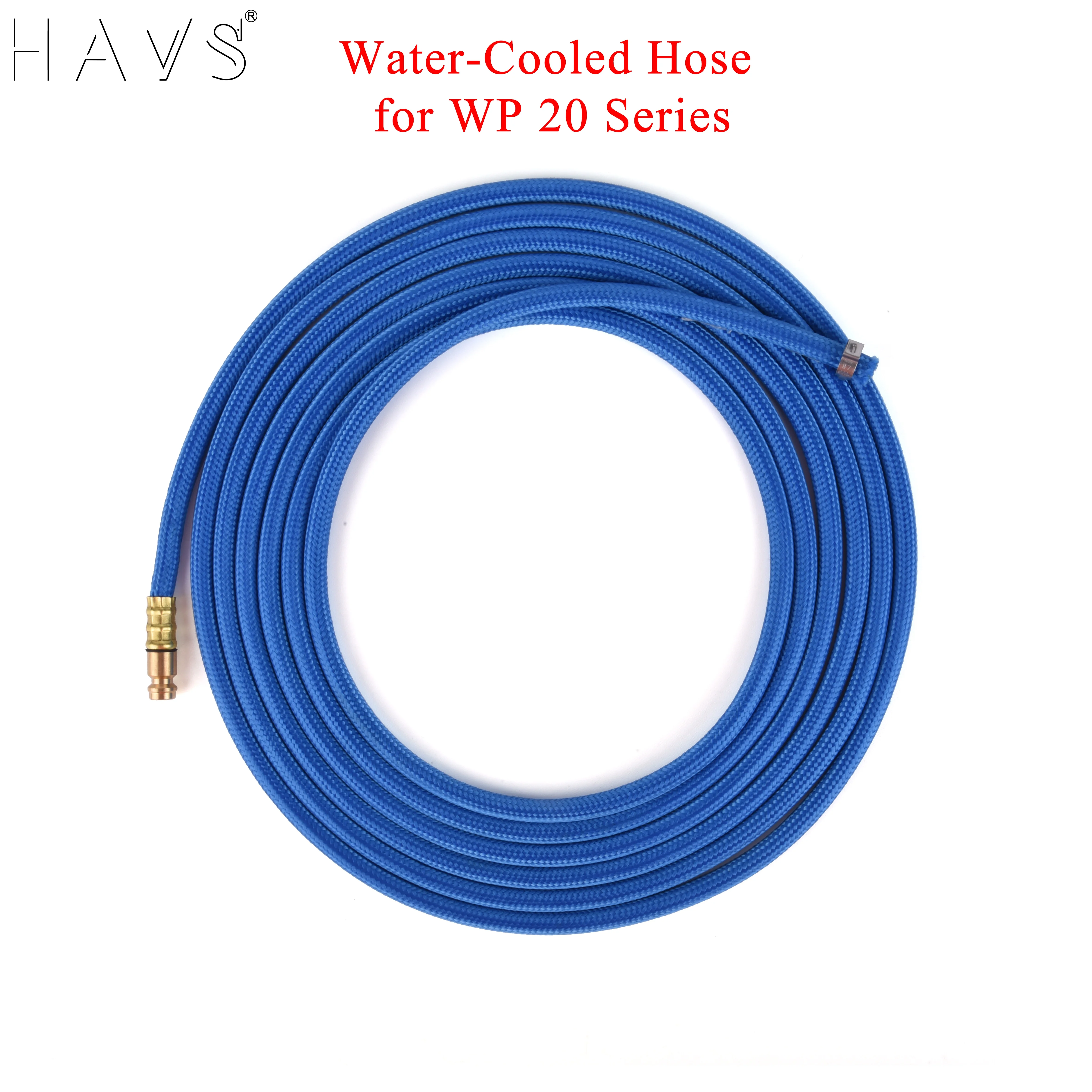 3.8m(12.5ft)/7.6m(25ft) TIG Torch Water-Cooled Hose for WP 20 Series w/Quick Gas Water Adapter