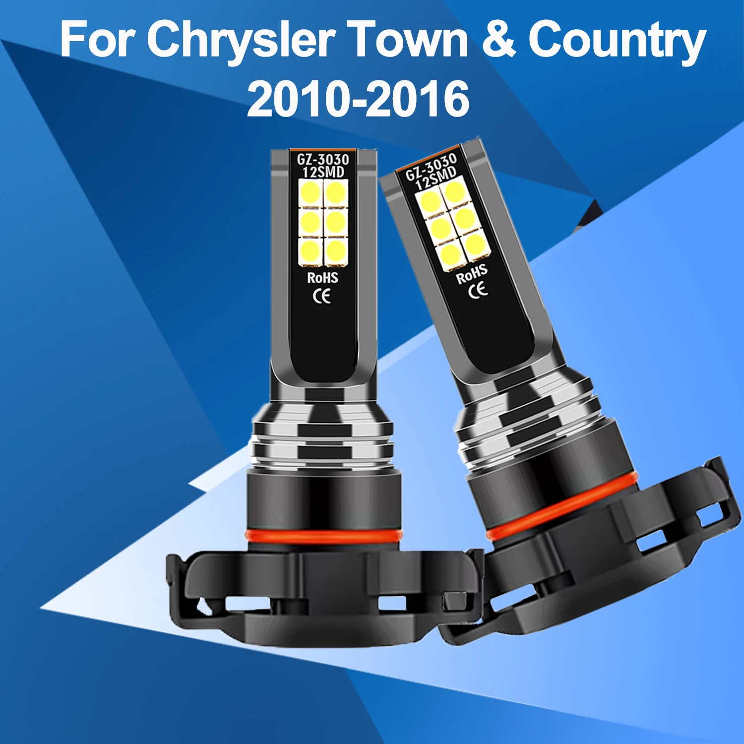 

Для Chrysler Town & Country 2010 2011 2012 2013 2014 2015 2016 5202/H16 светодиодные противотуманные фары 6000K противотуманные фары Plug&Play