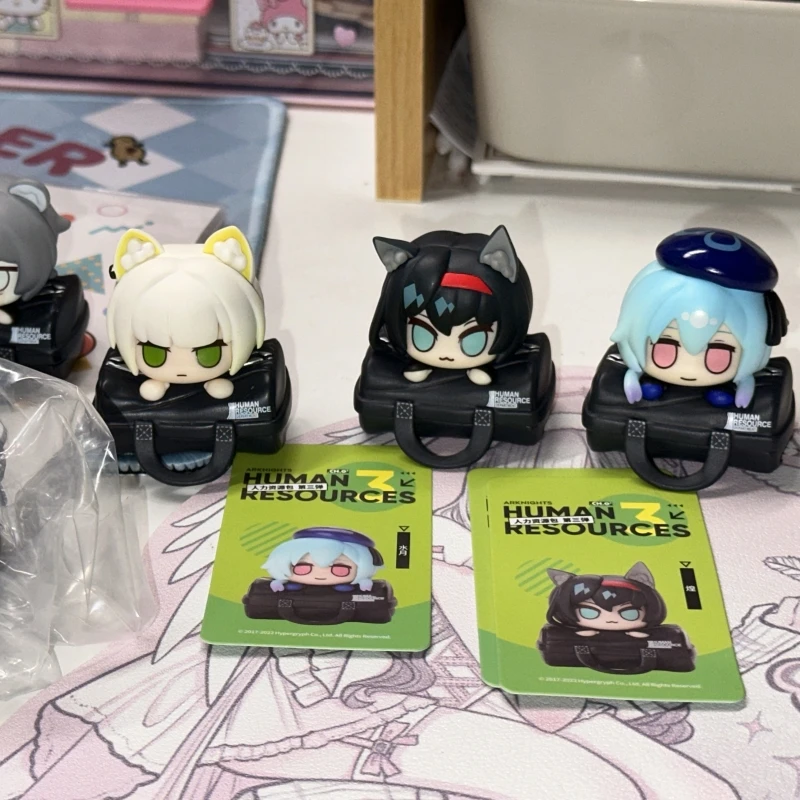 Genuine Arknights Blind Box Figure Human Resourse Vol.3 Series Mysterious Surprise Box Figure Trend Play Model Doll Toy Gifts