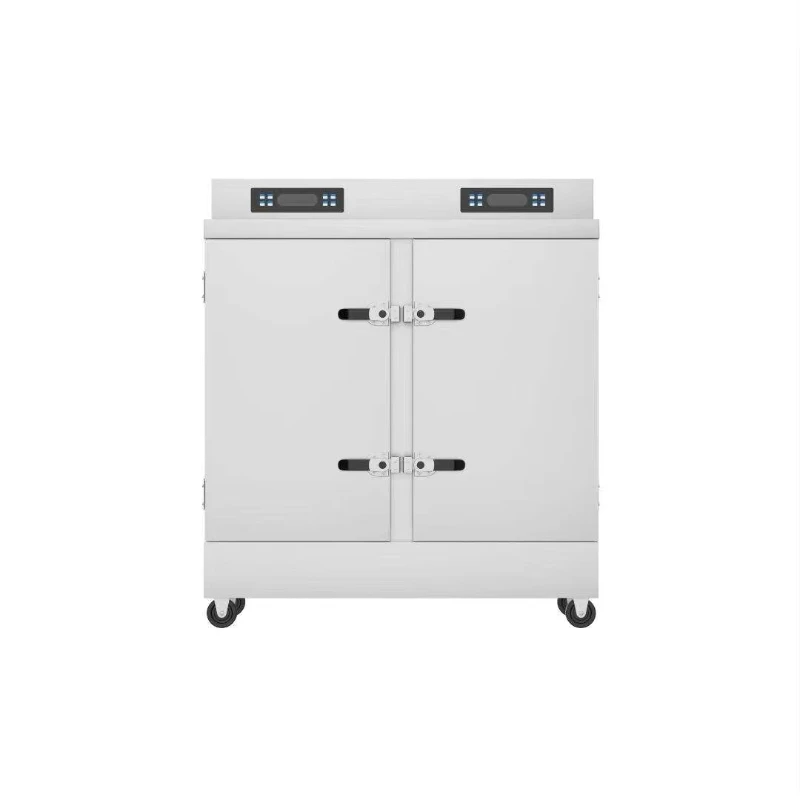 Commercial 304 stainless steel double door gas rice steamer, rice, seafood, meat steamer