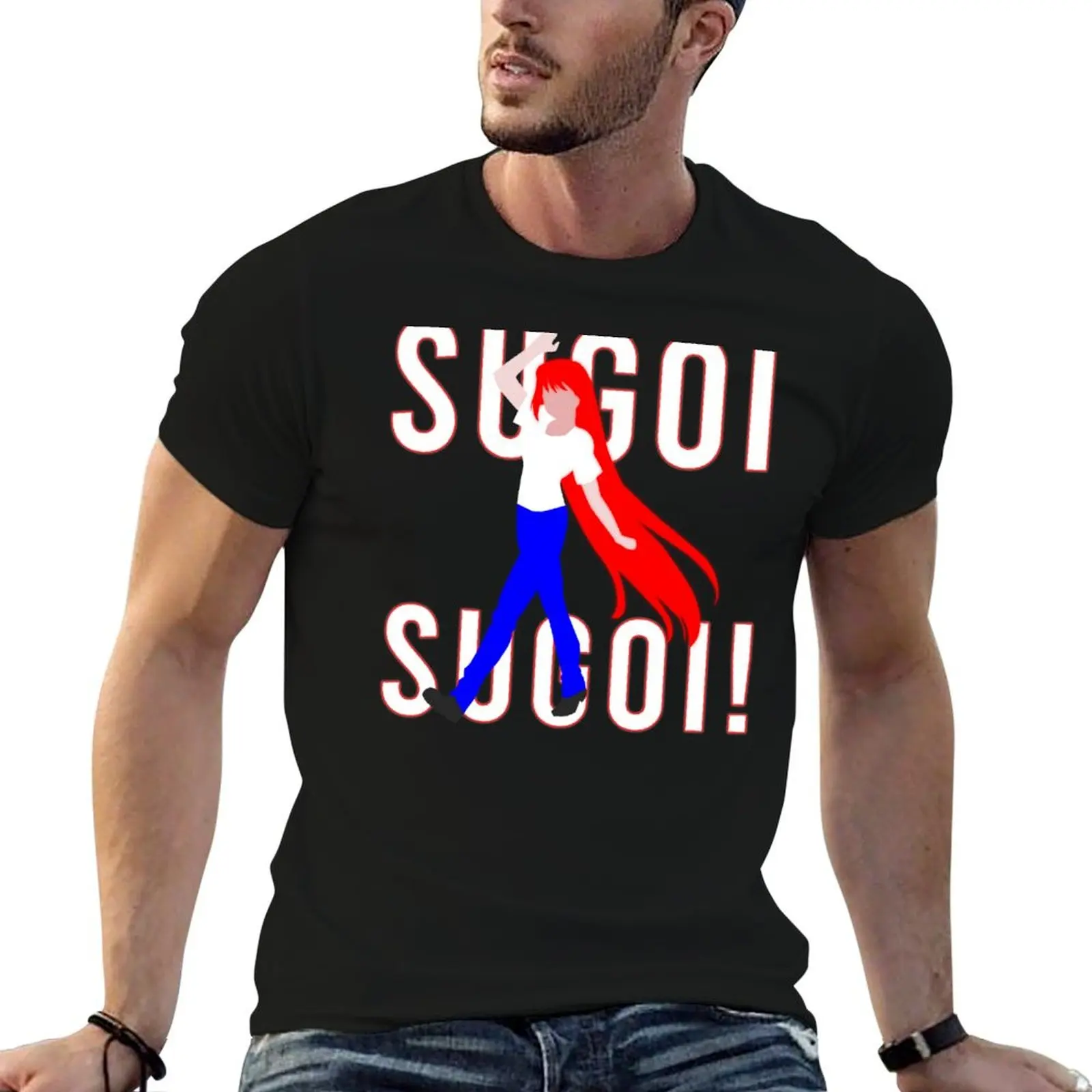 

Sugoi, Sugoi! - Aoko Aozaki Vector T-Shirt anime t shirts oversize t shirt man plain T-Shirt