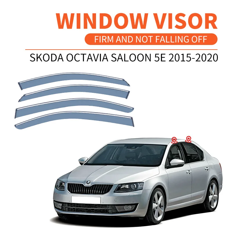 

Козырек для окна SKODA OCTAVIA, защитная пленка для боковых окон, автомобильные аксессуары