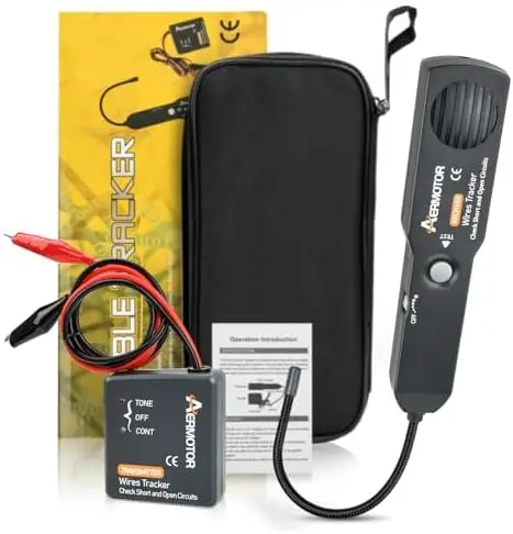 

EM415PRO 6-42V Circuit Breaker Finder with 8" Flexible Probe – Car & Home Electrical Tester & Voltage Detector