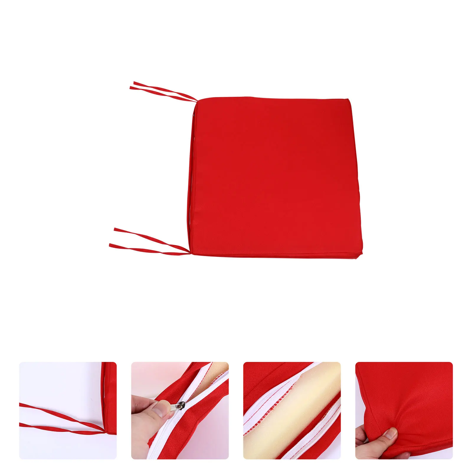 وسادة مقعد كرسي مقاومة للماء قابلة للغسل بتصميم مربع قابل للتنفس لأريكة السيارة والمكتب والمنزل للاستخدام وسادة الجلوس #2