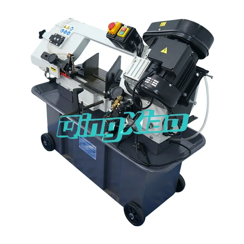 7-inch Multi-functional Angle Cutting Metal Saw Hydraulic Metal Saw Cutting Machine with Water Pump and Water Tank