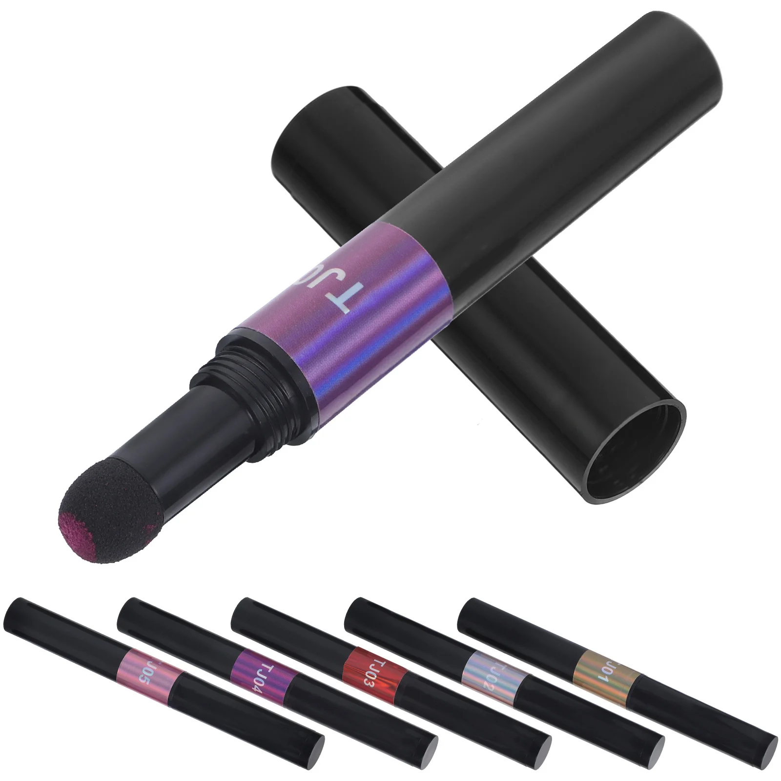 

6 шт., твердая зеркальная пудра для ногтей, ручка для профессионального маникюра и любителей DIY, ручка для пудры для ногтей, маникюрный декор, поставка для салона