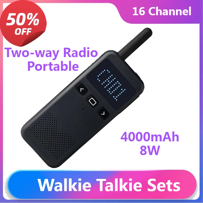 

Walkie Talkie Mini Retevis USB Type C Phone Radio Walkie-Talkies 1/2 Pcs Two-way Radio Portable Radio for Hotel
