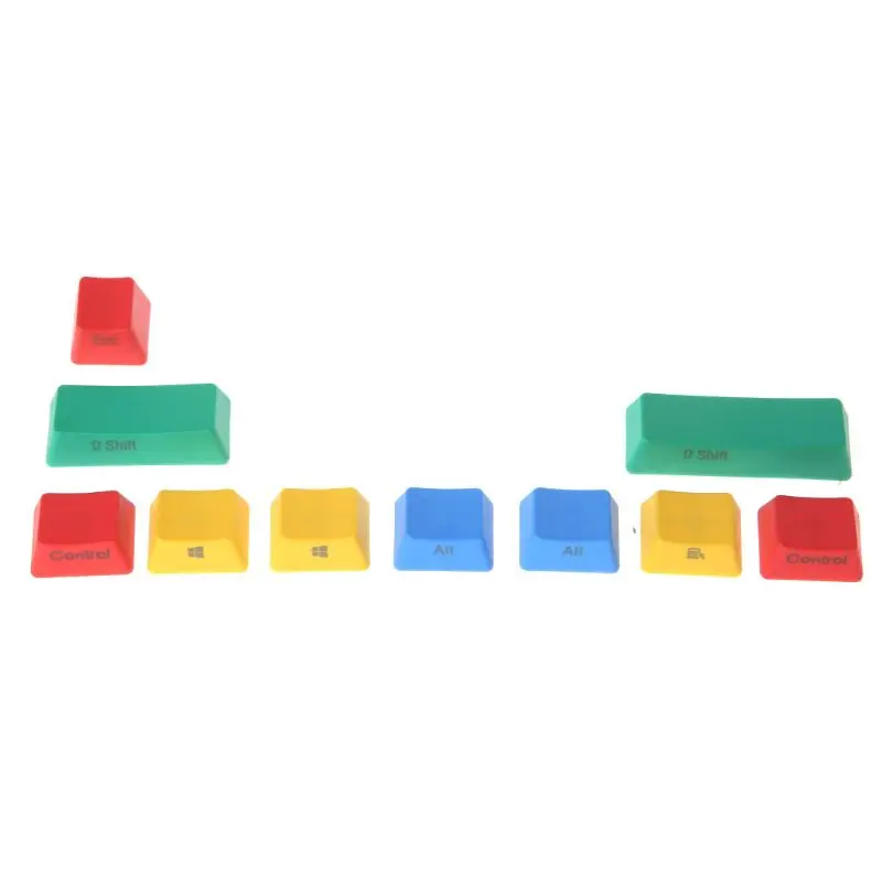 Teclas PBT RGBY com combinação cores Dye-Sub adequadas para a maioria teclados