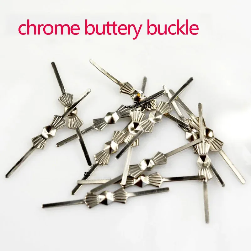 Metal Chandelier Prism Lamp Parts Crystal Beads Metal Connector Golden Chrome Bowtie Pin Buttery Buckle  Suncatcher Accessory