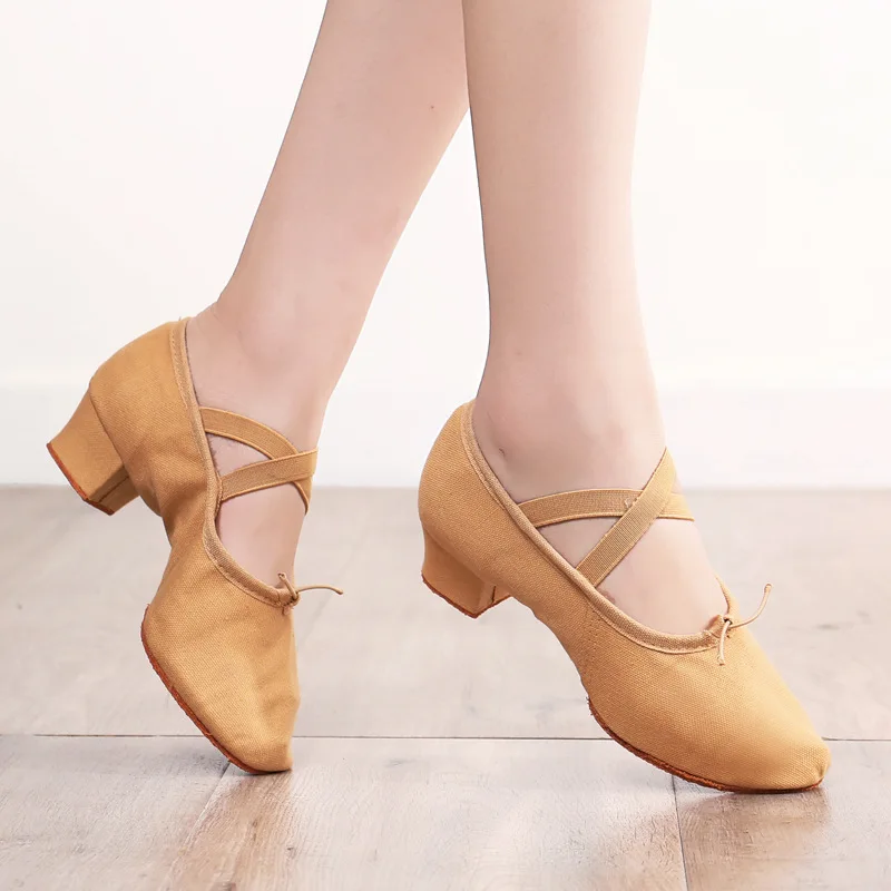أحذية رقص الباليه للنساء أحذية تدريب مرحلة المعلم شباشب ناعمة للفتيات أحذية رقص الجاز
