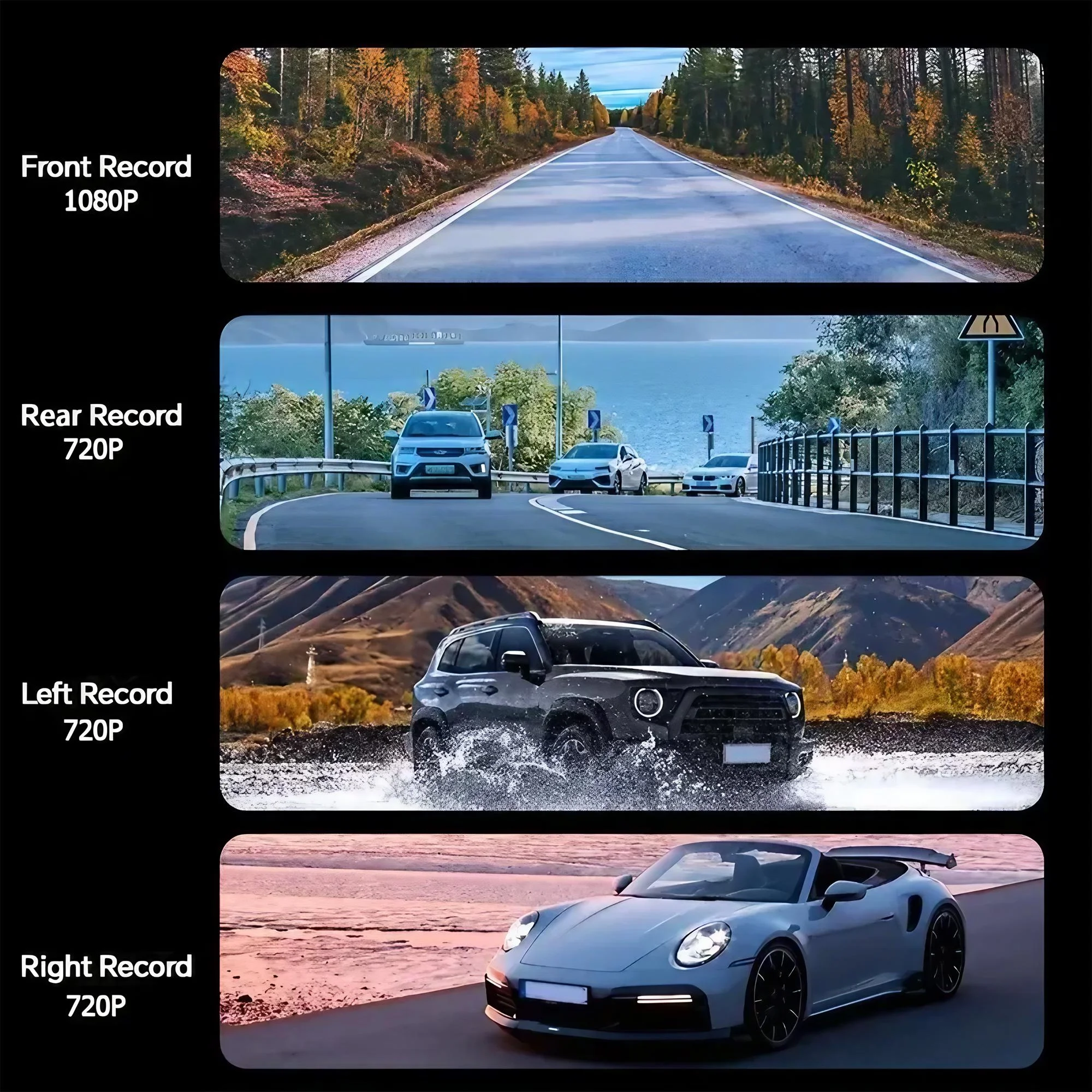 4 Lens Dash Cam 1080P Full HD - огляд і ціна Interior Design Degree