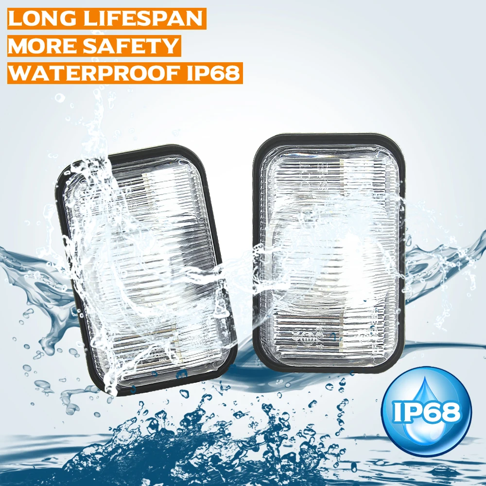 Plug & Play White LED Tag Lamp Error Free License Plate Light For Daihatsu Wake LA700S LA710S For Toyota Passo M700A M710A Direc