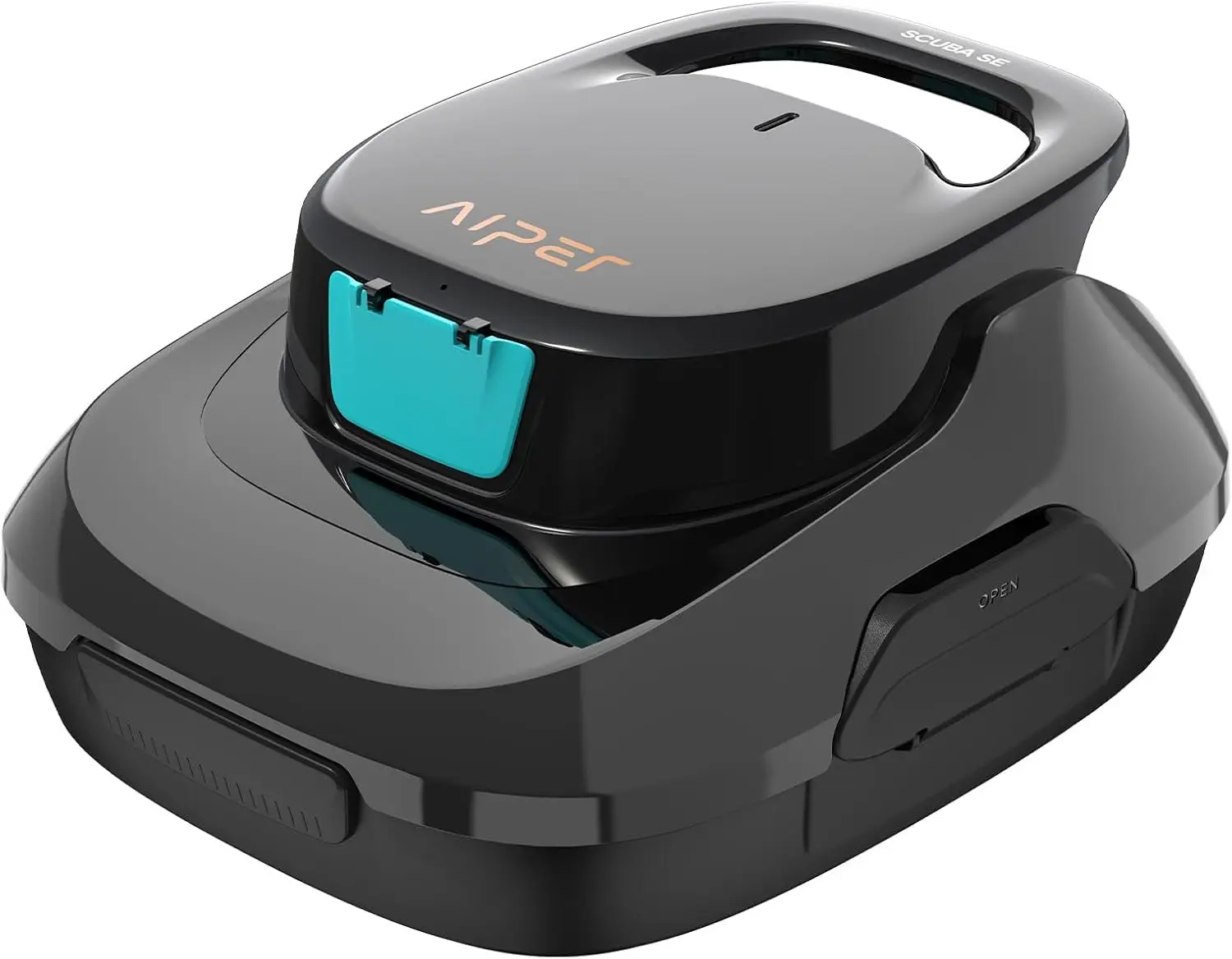 Limpiador de Piscinas Inalámbrico Mejorado: 95 Minutos de Autonomía, Estacionamiento Automático Inteligente, para Piscinas Elevadas de hasta 860 Pies Cuadrados