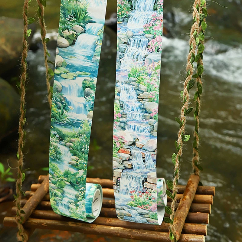 السيد ورقة 3 لفات/حقيبة تيار سلسلة بطف aquascape موضوع الشريط DIY كتيب المواد الزخرفية إطار الصورة ألبوم زجاجة زجاجية