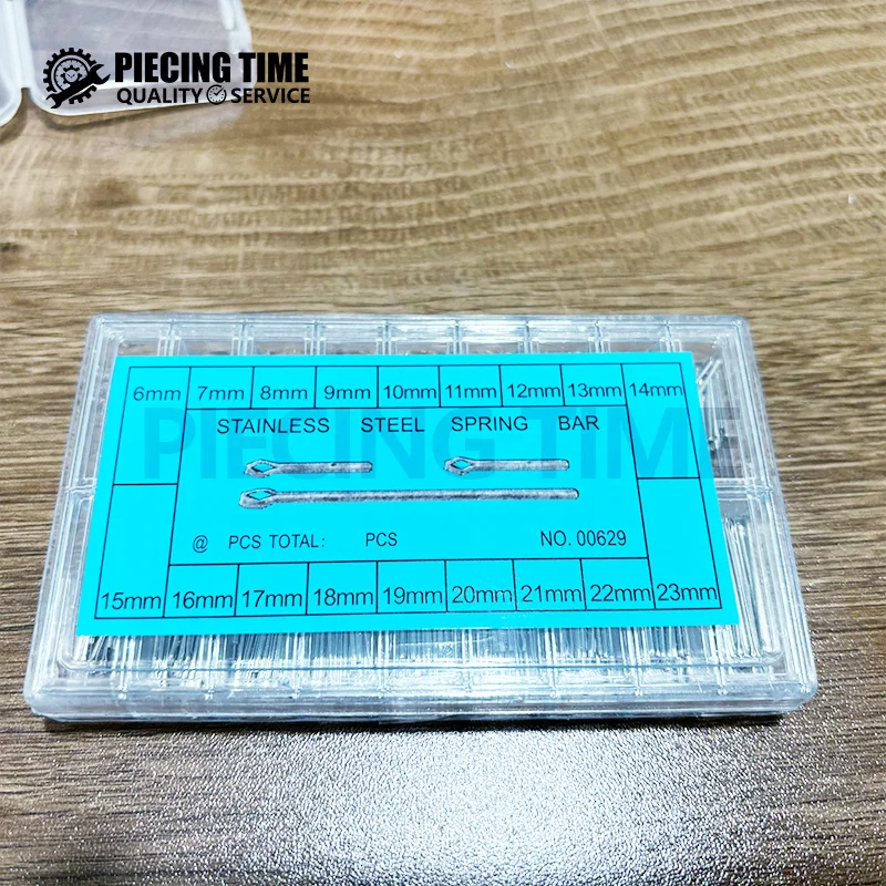 360pcs watch repair tools, watch accessories, steel strip fixed shaft, watch shaft connection interface opening 6mm-23mm