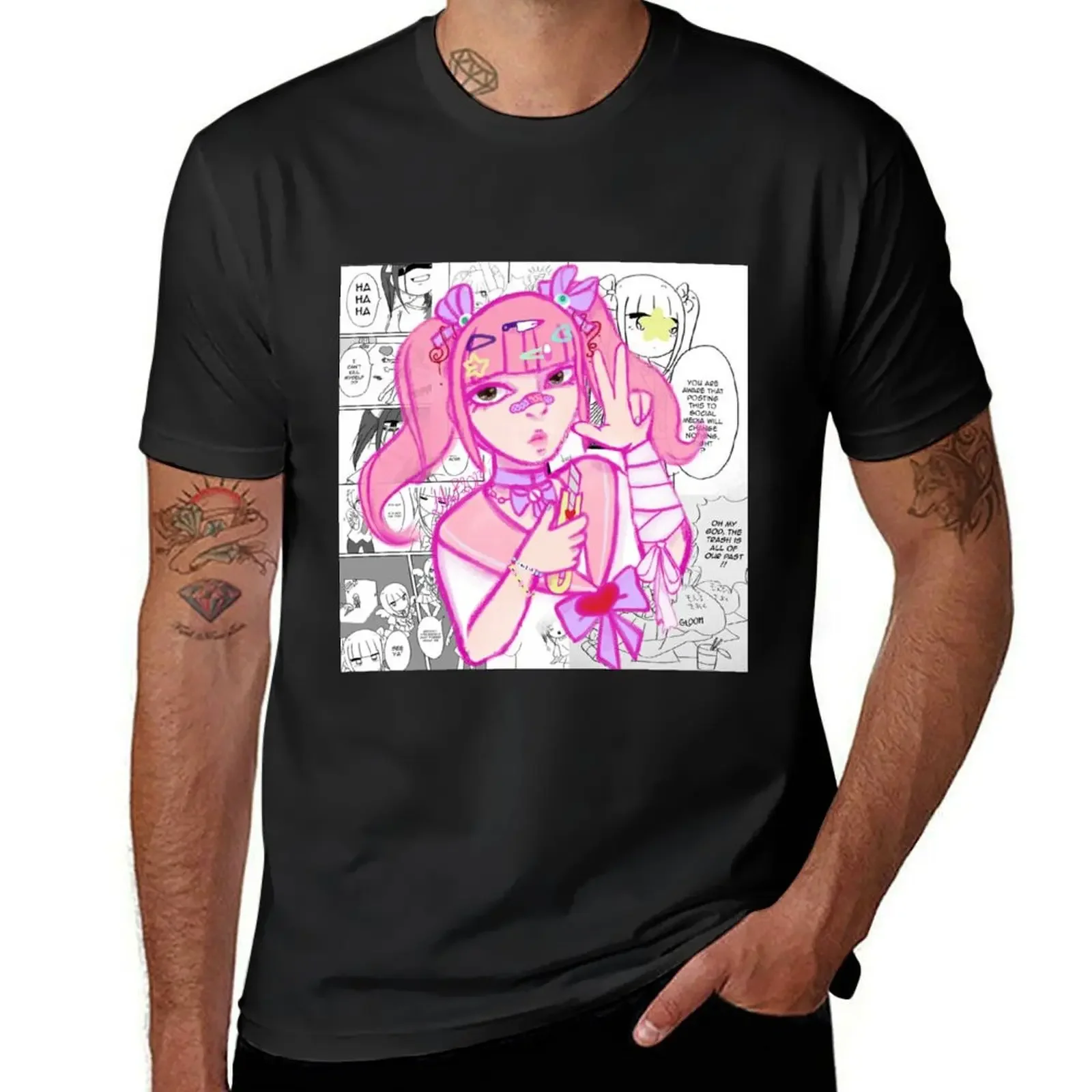 Menhera Chan (SFW) T-Shirt man clothes anime clothes men tshirt