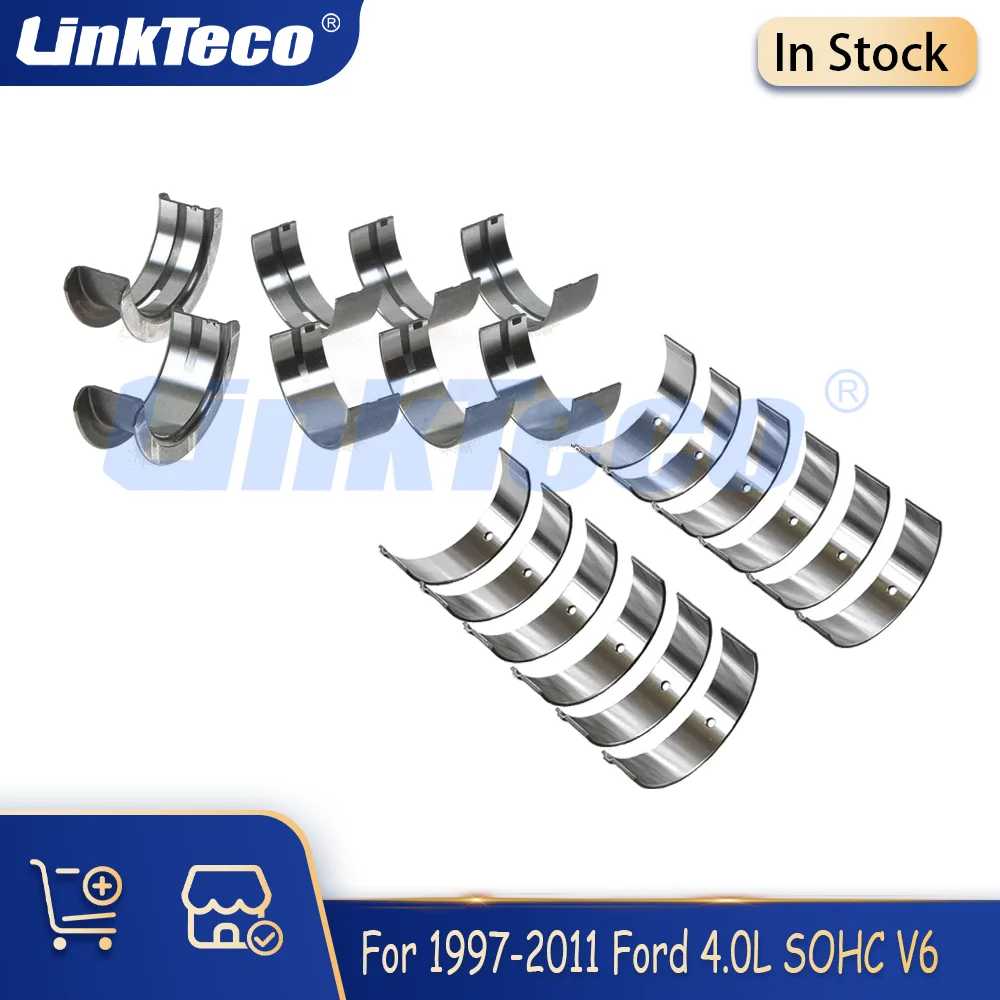 

Engine Crankshaft Main Conrod Bearing Set Fit 4.0 L For Ford Ranger Explorer Sport Trac Mustang Mazda B4000 4.0L 2001-2011