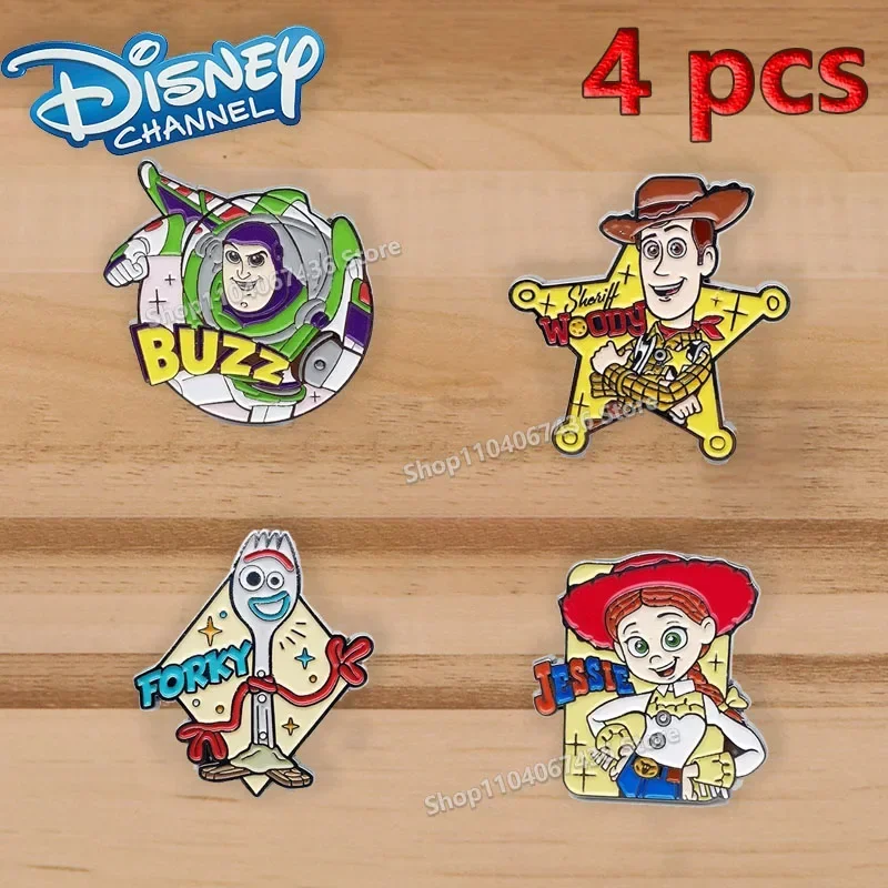 Disney Toy Story Metal Brooch Badge Anime Enamel Pin Fashion Design Badge Jewelry Accessory Christmas New Year for Friends Gift