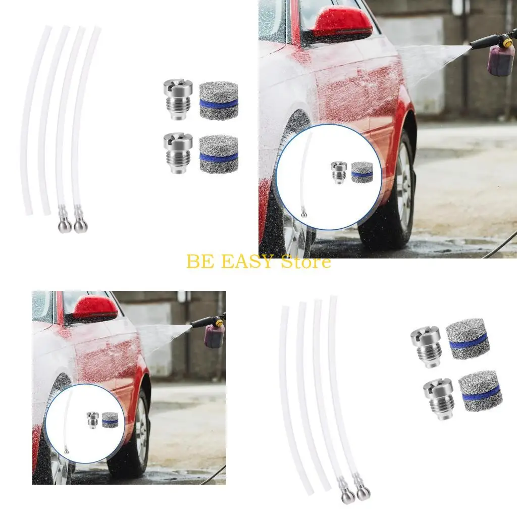 E28F Heavy Duty Foam Sprayer Mesh Filter Nozzle Tip High Pressure Snow Foam Upgraded Set for Denser Foam Accessories