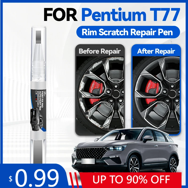 

Карандаш для подкраски колесных дисков Pentium T77, средство для ремонта царапин, аксессуары для авто, черный, белый, серебристый, B