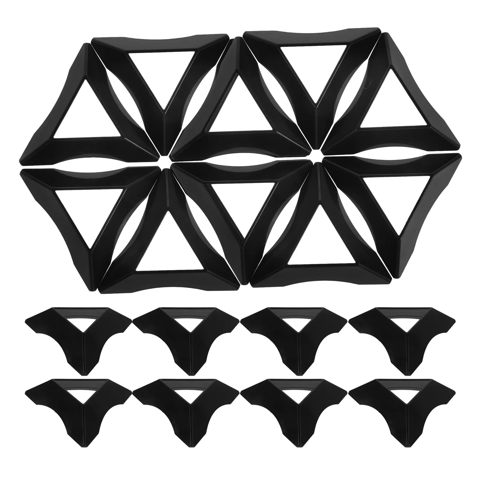 20 Pcs Base Stand Tripod Plaything Display Triangle Holder Collection