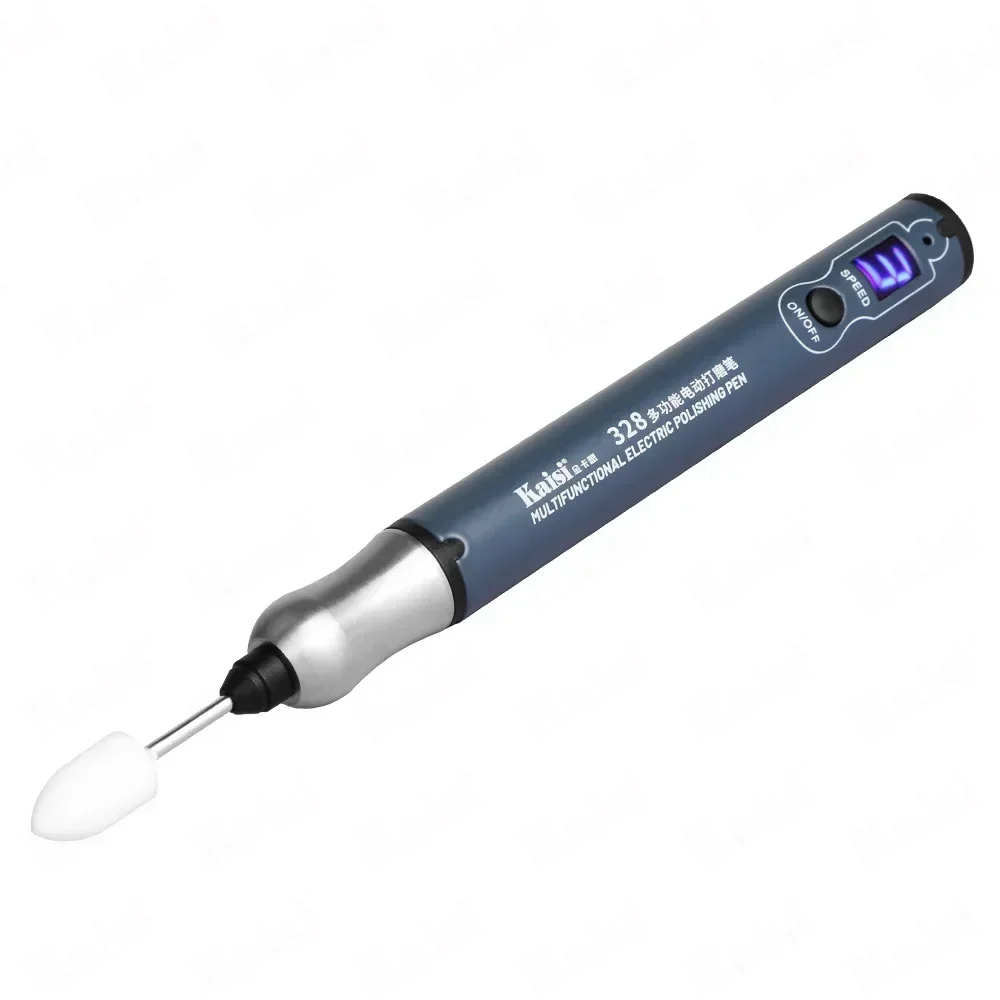 Kaisi 328 pluma pulidora de carga multifunción para placa base de teléfono CPU IC molienda corte perforación tallado conjunto de herramientas de desmontaje