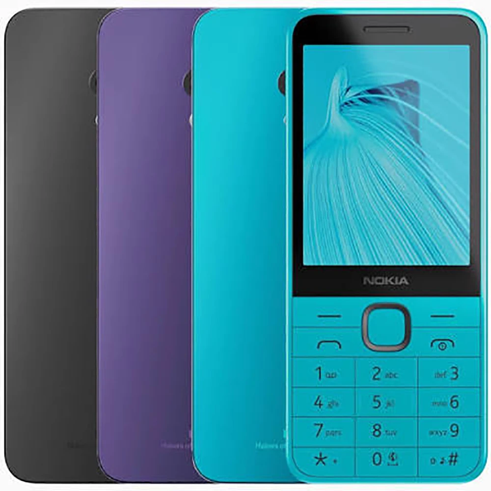 Telefone Nokia 235 4G Backup, 2SIM GSM, Tela de 2.8 polegadas, Bluetooth 5.0, Rádio FM, 1450mAh, Tipo-C, 3.5mm, MP3, Telefone Desbloqueado para Idosos
