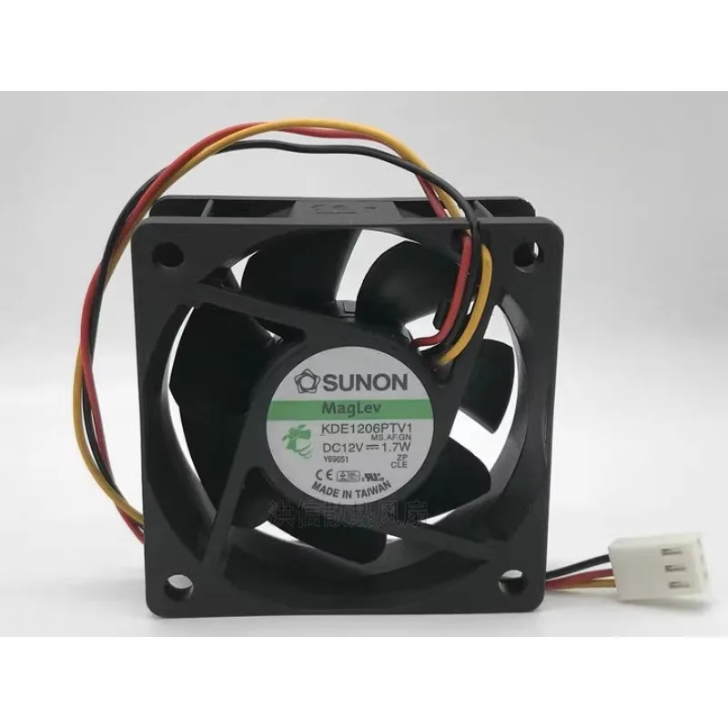 

Оригинальный новый охлаждающий вентилятор для SUNON 6025 KDE1206PTV1 DC 12 В 1,7 Вт вентилятор 60x60x25 мм