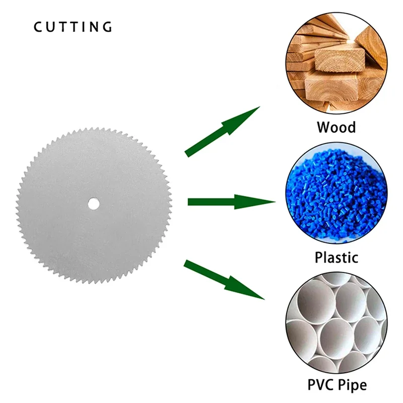 11 sztuk 16mm ~ 31mm brzeszczot do drewna tarcza tarczowa zestaw ostrzy pręt Dremel obrotowy Dremel Metal Cutter elektronarzędzia cięcie drewna