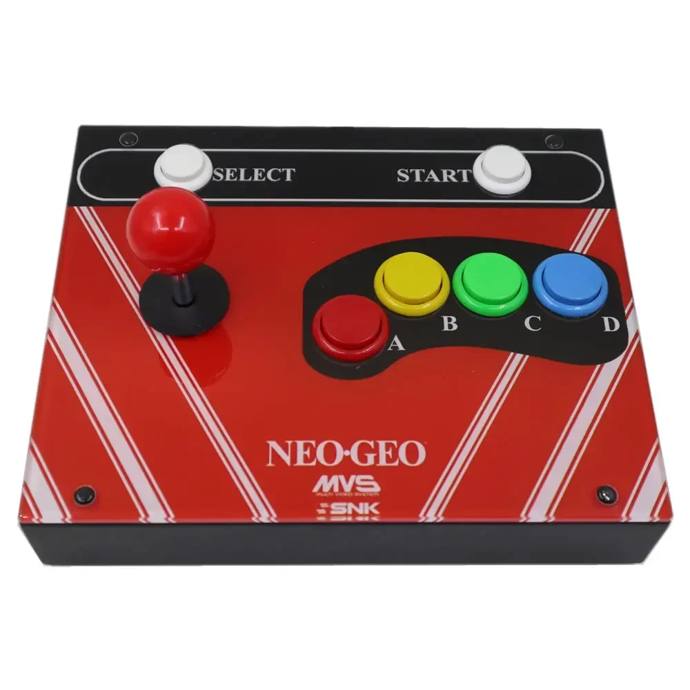 

Arcade Games For RAC-J600S NEO 6 Buttons 15Pin Hitbox Games Stick Arcades Joysticks Console Artwork Panel For Neo Geo AES MVS CD